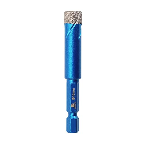 BRSCHNITT Diamantbohrkrone 10 mm (3/8 Zoll) Lochsäge für Porzellan, Fliesen, Keramik, Stein, Granit, Marmor – Sechskantschaft Trockenbohrkronen-Set BRSCHNITT Diamantbohrkrone 10 mm (3/8 Zoll) Lochsäge für Porzellan, Fliesen, Keramik, Stein, Granit, Marmor – Sechskantschaft Trockenbohrkronen-Set von BRSCHNITT