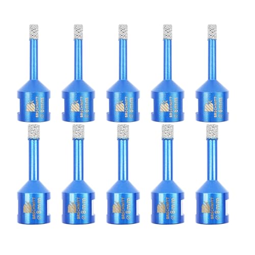BRSCHNITT M14 Fliesenbohrer Diamant Bohrkrone 6mm*5+8mm*5,10pcs M14 Diamantbohrer Bohrkrone Für Porzellan Keramik Fliesen Marmor Granit Stein BRSCHNITT M14 Fliesenbohrer Diamant Bohrkrone 6mm*5+8mm*5,10pcs M14 Diamantbohrer Bohrkrone Für Porzellan Keramik Fliesen Marmor Granit Stein von BRSCHNITT