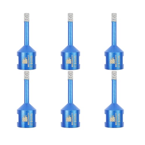 BRSCHNITT M14 Fliesenbohrer Diamant Bohrkrone - 6pcs 6mm Diamantbohrer Bohrkrone Lochsäge Für Porzellan Keramik Fliesen Marmor Granit Stein BRSCHNITT M14 Fliesenbohrer Diamant Bohrkrone - 6pcs 6mm Diamantbohrer Bohrkrone Lochsäge Für Porzellan Keramik Fliesen Marmor Granit Stein von BRSCHNITT