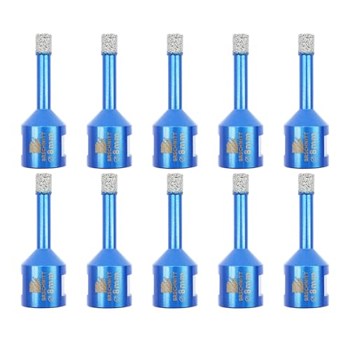 BRSCHNITT M14 Fliesenbohrer Diamant Bohrkrone 8mm,10pcs M14 Diamantbohrer Bohrkrone Für Porzellan Keramik Fliesen Marmor Granit Stein BRSCHNITT M14 Fliesenbohrer Diamant Bohrkrone 8mm,10pcs M14 Diamantbohrer Bohrkrone Für Porzellan Keramik Fliesen Marmor Granit Stein von BRSCHNITT