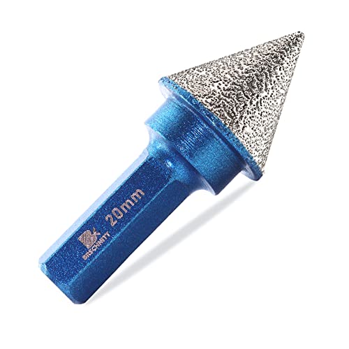 Diamant Fasenbohrer 20mm - BRSCHNITT Diamant Fasenbits Fingerfräser zum Vergrößern Löcher in Fliesen Porzellan Marmor Keramik Granit. Diamant Fasenbohrer 20mm - BRSCHNITT Diamant Fasenbits Fingerfräser zum Vergrößern Löcher in Fliesen Porzellan Marmor Keramik Granit. von BRSCHNITT