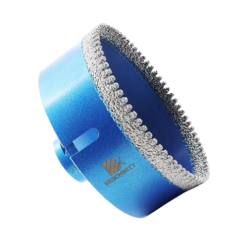 Diamant Fliesenbohrer 100mm - BRSCHNITT M14 Diamantbohrer Lochsäge für Fliesen Porzellan Keramik Marmor Granit Bohrungen, für Winkelschleifer Diamant Fliesenbohrer 100mm - BRSCHNITT M14 Diamantbohrer Lochsäge für Fliesen Porzellan Keramik Marmor Granit Bohrungen, für Winkelschleifer von BRSCHNITT