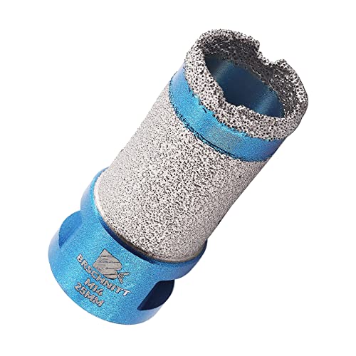 Diamant Fliesenbohrer 25mm - BRSCHNITT DiamantBohrer,Diamant Fingerfräser ergrößerung Löcher in Porzellan Keramik Fliesen Marmor Granit M14 Gewinde für Winkelschleifer Diamant Fliesenbohrer 25mm - BRSCHNITT DiamantBohrer,Diamant Fingerfräser ergrößerung Löcher in Porzellan Keramik Fliesen Marmor Granit M14 Gewinde für Winkelschleifer von BRSCHNITT