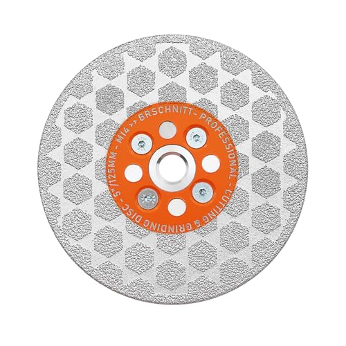 Diamant Trennscheibe 125mm - BRSCHNITT Doppelseitig zum Schneiden und Schleifen Granit Marmor Fliese Natursteine Sechseckmuster Diamant Trennscheibe 125mm - BRSCHNITT Doppelseitig zum Schneiden und Schleifen Granit Marmor Fliese Natursteine Sechseckmuster von BRSCHNITT