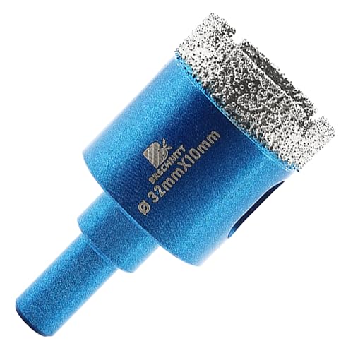 Diamant Trockenbohrer Fliesenbohrer - BRSCHNITT 32mm Diamant Lochsägen Kernbohrer mit Rundschaft für Porzellanfliesen Keramikstein Granit Marmor Diamant Trockenbohrer Fliesenbohrer - BRSCHNITT 32mm Diamant Lochsägen Kernbohrer mit Rundschaft für Porzellanfliesen Keramikstein Granit Marmor von BRSCHNITT
