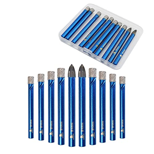 Diamantbohrer Fliesenbohrer Set - BRSCHNITT 20 Stück 6mm Diamant Bohrkrone - Lochsäge für Keramik,Granit,Porzellan,Fliesen,Feinsteinzeug,Mauerwerk, Marmor,Mauerwerk. Diamantbohrer Fliesenbohrer Set - BRSCHNITT 20 Stück 6mm Diamant Bohrkrone - Lochsäge für Keramik,Granit,Porzellan,Fliesen,Feinsteinzeug,Mauerwerk, Marmor,Mauerwerk. von BRSCHNITT