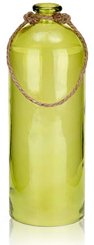 BRUBAKER Lichterflasche mit 12 LED Sternen zum Aufhängen 13,5 x 40,8 cm Grün BRUBAKER Lichterflasche mit 12 LED Sternen zum Aufhängen 13,5 x 40,8 cm Grün von BRUBAKER