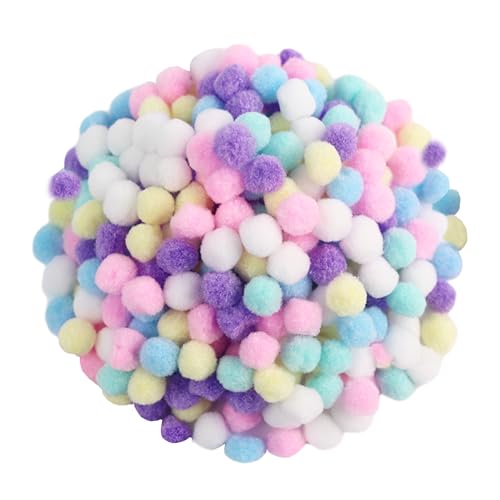 800 Stücke 1cm Makronen-Pompons,Bunte Pompons zum Basteln,Pom Pom Set in 6 Farben zum Basteln,Pompoms zum Basteln für Kinder, Flauschige Bastelbälle für DIY, Partydeko, Haarschmuck & Kleidung 800 Stücke 1cm Makronen-Pompons,Bunte Pompons zum Basteln,Pom Pom Set in 6 Farben zum Basteln,Pompoms zum Basteln für Kinder, Flauschige Bastelbälle für DIY, Partydeko, Haarschmuck & Kleidung von BRUKUSUR