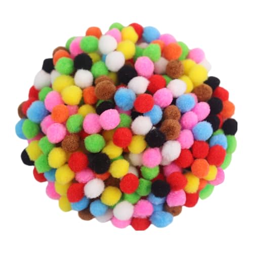800 Stücke 1cm Pompons,Bunte Pompons zum Basteln,Pom Pom Set in 9 Farben zum Basteln,Pompoms zum Basteln für Kinder, Flauschige Bastelbälle für DIY, Partydeko, Girlanden, Haarschmuck & Kleidung 800 Stücke 1cm Pompons,Bunte Pompons zum Basteln,Pom Pom Set in 9 Farben zum Basteln,Pompoms zum Basteln für Kinder, Flauschige Bastelbälle für DIY, Partydeko, Girlanden, Haarschmuck & Kleidung von BRUKUSUR
