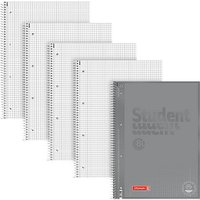 5 BRUNNEN Collegeblöcke Student Lineatur 28 kariert DIN A4 Innen- und Außenrand 5 BRUNNEN Collegeblöcke Student Lineatur 28 kariert DIN A4 Innen- und Außenrand von BRUNNEN