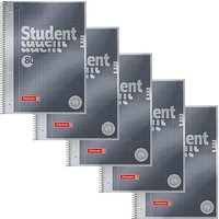 5 BRUNNEN Collegeblöcke Student Premium kariert DIN A4 Innenrand 5 BRUNNEN Collegeblöcke Student Premium kariert DIN A4 Innenrand von BRUNNEN