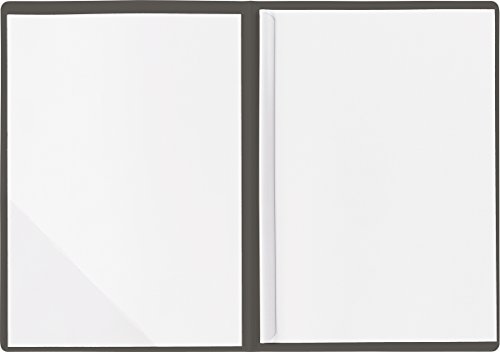 BRUNNEN 102012890 Bewerbungsmappe (Strukturkarton mit feinen Linien, A4, min 10 Blatt) schwarz von BRUNNEN