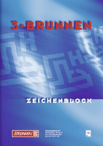 BRUNNEN 1026366627 10X Zeichenblock A3 120g Einsteckecken, MDF BRUNNEN 1026366627 10X Zeichenblock A3 120g Einsteckecken, MDF von BRUNNEN
