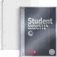 BRUNNEN Collegeblock Premium Student 26 kariert DIN A4 mit Rand, 5 St. von BRUNNEN