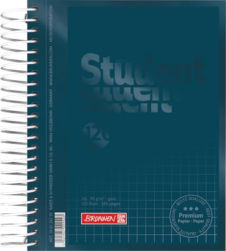 BRUNNEN Collegeblock Premium Student Colour Code | A6, kariert, 120 Blatt, denim BRUNNEN Collegeblock Premium Student Colour Code | A6, kariert, 120 Blatt, denim von BRUNNEN