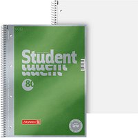 BRUNNEN Collegeblock Student Premium Lineatur 20 blanko DIN A4 ohne Rand von BRUNNEN