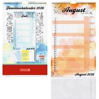 BRUNNEN Familienkalender Teamkalender 2026 BRUNNEN Familienkalender Teamkalender 2026 von BRUNNEN