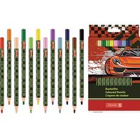 BRUNNEN Fast Wheels Buntstifte farbsortiert, 12 St. von BRUNNEN