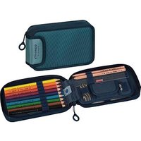 BRUNNEN Federmäppchen befüllt s'maepp Colour Code denim denim 17-teilig, 20,0 x 4,5 cm von BRUNNEN