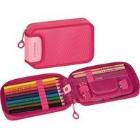 BRUNNEN Federmäppchen befüllt s'maepp Colour Code tulip pink 17-teilig, 20,0 x 4,5 cm von BRUNNEN