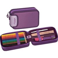 BRUNNEN Federmäppchen befüllt s'maepp Sweet Colour Code lila 34-teilig, 20,0 x 7,5 cm von BRUNNEN