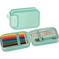 BRUNNEN Federmäppchen befüllt s'maepp Sweet Colour Code mint 34-teilig, 20,0 x 7,5 cm von BRUNNEN