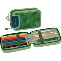 BRUNNEN Federmäppchen befüllt s'maepp Sweet Dino Jungle grün 33-teilig, 20,0 x 7,5 cm von BRUNNEN