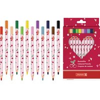 BRUNNEN Fruity Love Buntstifte farbsortiert, 12 St. von BRUNNEN