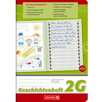 BRUNNEN Geschichtenheft Lineatur 2G liniert DIN A5 ohne Rand, 16 Blatt BRUNNEN Geschichtenheft Lineatur 2G liniert DIN A5 ohne Rand, 16 Blatt von BRUNNEN