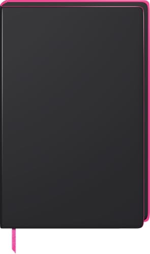 BRUNNEN NOTIZBUCH A5 Dotted SCHWARZ/NEONPINK von BRUNNEN