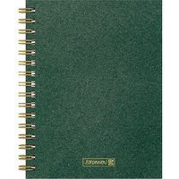 BRUNNEN Notizbuch Premium Wire DIN A5 punktkariert, dunkelgrün Hardcover 192 Seiten von BRUNNEN