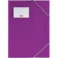 BRUNNEN Sammelmappe FACT!pp DIN A4 purple transparent von BRUNNEN