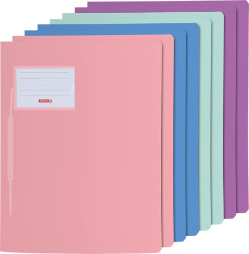 BRUNNEN Schnellhefter 8er Pastell-Edition FACT!pp (Pastell, sortiert, 12er Pack) von BRUNNEN