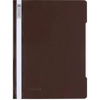 BRUNNEN Schnellhefter Kunststoff braun DIN A4 überbreit, 1 St. von BRUNNEN