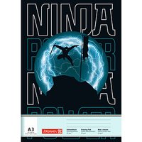 BRUNNEN Zeichenblock Ninja Power DIN A3 von BRUNNEN
