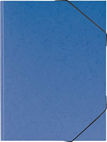 Brunnen 104708337 Sammelmappe (A3, Karton, mit Gummizug) Blau von BRUNNEN