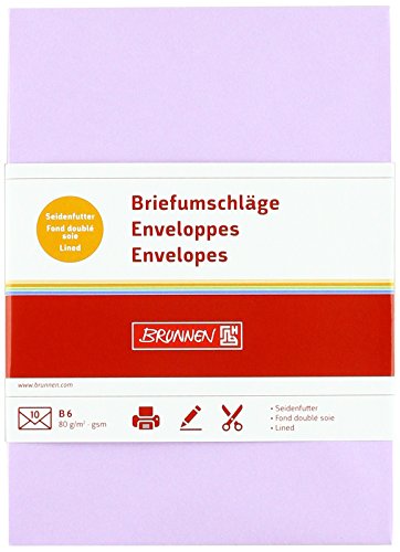 Brunnen 105125660 Briefumschlag Universalpapier, B6, flieder Brunnen 105125660 Briefumschlag Universalpapier, B6, flieder von BRUNNEN