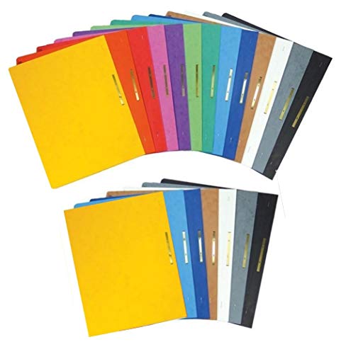 Brunnen Schnellhefter Pappe extrastark (Fact! Schnellhefter Karton, sortiert, 20er Pack Sortierung I) von BRUNNEN
