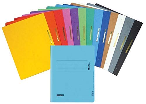 Brunnen Schnellhefter Pappe extrastark - GROßPACK bunt - 14 Stück bzw. Farben im Pack - für Schule, Job, Büro und zu Hause (14er Pack) von BRUNNEN