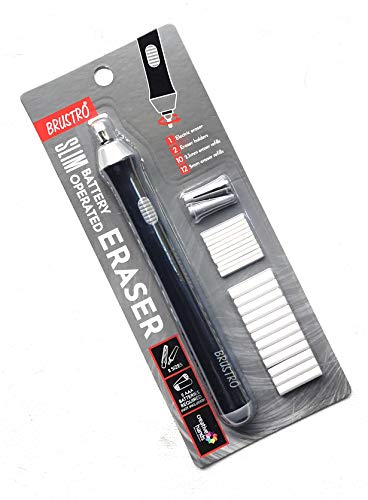 SNUNGPHIR Brustro Slim Battery Operated Automatic Eraser, with 22 Refills and 2 Eraser Holders. SNUNGPHIR Brustro Slim Battery Operated Automatic Eraser, with 22 Refills and 2 Eraser Holders. von BRUSTRO
