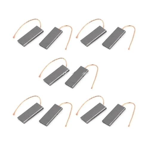 10-teiliges Motorkohlenbürsten-Set, Ersatz-Waschmaschinen-Motorbürsten, Ersatzteile, Waschmaschinen-Kohlebürste 10-teiliges Motorkohlenbürsten-Set, Ersatz-Waschmaschinen-Motorbürsten, Ersatzteile, Waschmaschinen-Kohlebürste von BSAXITHZB
