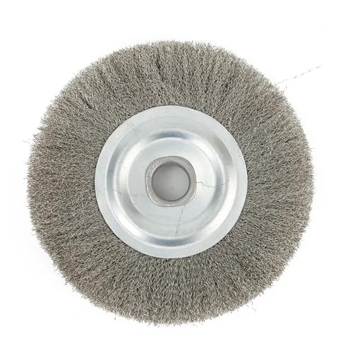 125 mm 5 Zoll gewellte Kante Edelstahl-Drahtradbürste Doppelschleifer Schleifmittel 16 mm Loch Metall Entgraten Polierwerkzeug 125 mm 5 Zoll gewellte Kante Edelstahl-Drahtradbürste Doppelschleifer Schleifmittel 16 mm Loch Metall Entgraten Polierwerkzeug von BSAXITHZB