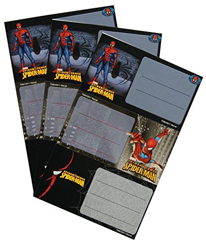 Spiderman Sticker mit Textfeld 3 Bögen von BSB-Obpacher GmbH