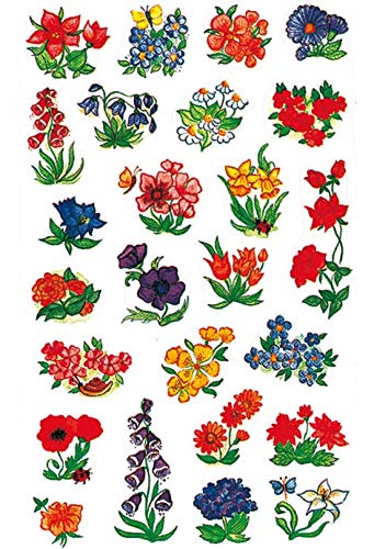 bsb Sticker Aufkleber Bunte Wiesenblumen von bsb