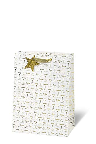bsb Geschenktasche Geschenktüte Papiertüte Papiertasche Weihnachten "Little Trees" A4-Format von bsb
