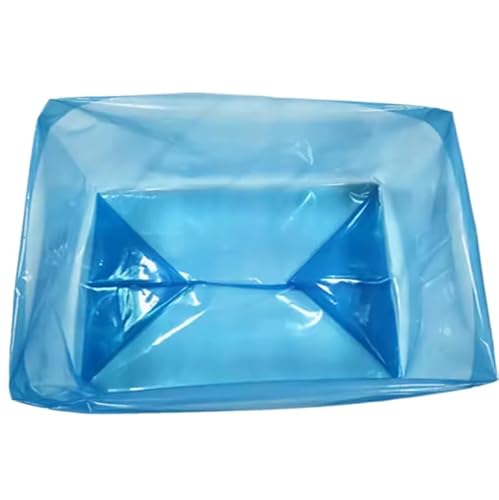 1 Packung motorspezifische Verpackung, VCI Polybeutel, Gasphase, rostfreier PE-Beutel, 3D 5-seitig, rostfrei, feuchtigkeitsbeständig, Polybeutel (blau, 1150 x 1150 x 1450 x 0,08 mm) von BSC WISSEN DE