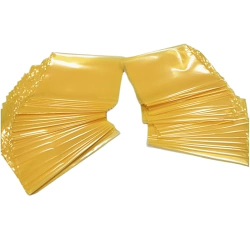 VCI wiederverschließbare Polybeutel, VCI Rostschutz, Reißverschluss, für rostfreie, feuchtigkeitsbeständige Verpackung, Metallschutz, rostfrei, 500 x 500 mm (Gelb, 30 x 30 cm), 10 Stück von BSC WISSEN DE