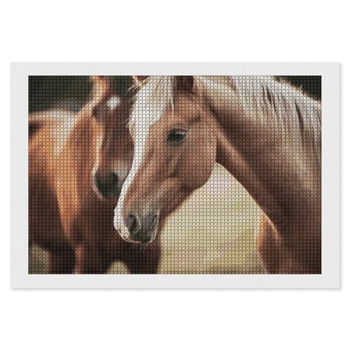BSCKKDMN Adorable Horse Diamond Painting Kits for Adults Diamond Art Kit for Beginner 5D DIY Full Square Diamond Art Craft Kits for Adults for Home Wall Decor BSCKKDMN Adorable Horse Diamond Painting Kits for Adults Diamond Art Kit for Beginner 5D DIY Full Square Diamond Art Craft Kits for Adults for Home Wall Decor von BSCKKDMN