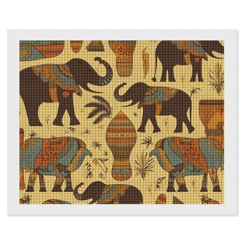 BSCKKDMN Afrika Elefant Diamond Painting Kits für Erwachsene Diamond Art Kit für Anfänger 5D DIY Full Square Diamond Art Craft Kits für Erwachsene für Home Wall Decor BSCKKDMN Afrika Elefant Diamond Painting Kits für Erwachsene Diamond Art Kit für Anfänger 5D DIY Full Square Diamond Art Craft Kits für Erwachsene für Home Wall Decor von BSCKKDMN