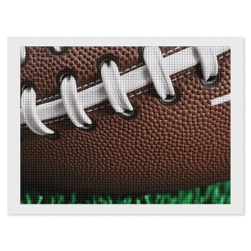 BSCKKDMN American Football Laces Diamond Painting Kits für Erwachsene Diamond Art Kit für Anfänger 5D DIY Full Square Diamond Art Craft Kits für Erwachsene für Home Wall Decor BSCKKDMN American Football Laces Diamond Painting Kits für Erwachsene Diamond Art Kit für Anfänger 5D DIY Full Square Diamond Art Craft Kits für Erwachsene für Home Wall Decor von BSCKKDMN